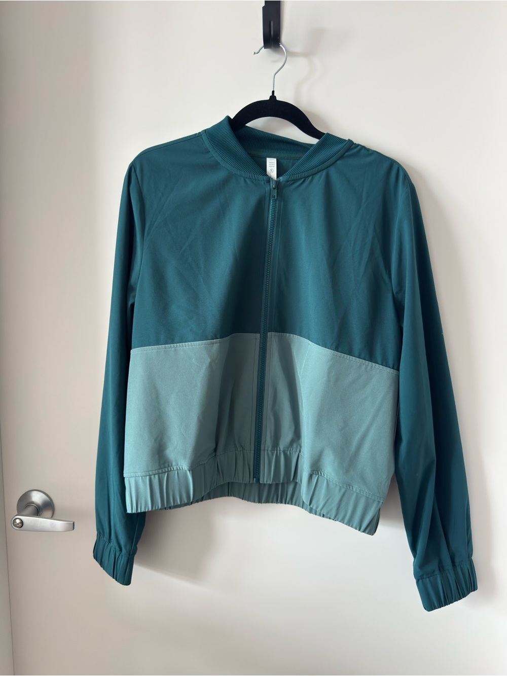 Threads 4 Thought Two-Tone Teal Zip Bomber Jacket